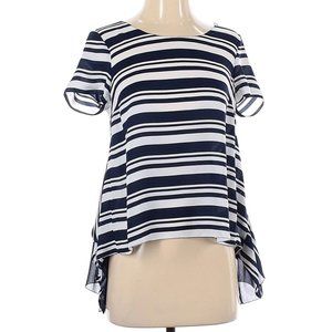 Anthropologie Maeve Short Sleeve Blouse Size S Women's Top